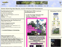 Tablet Screenshot of glockenbacher.de